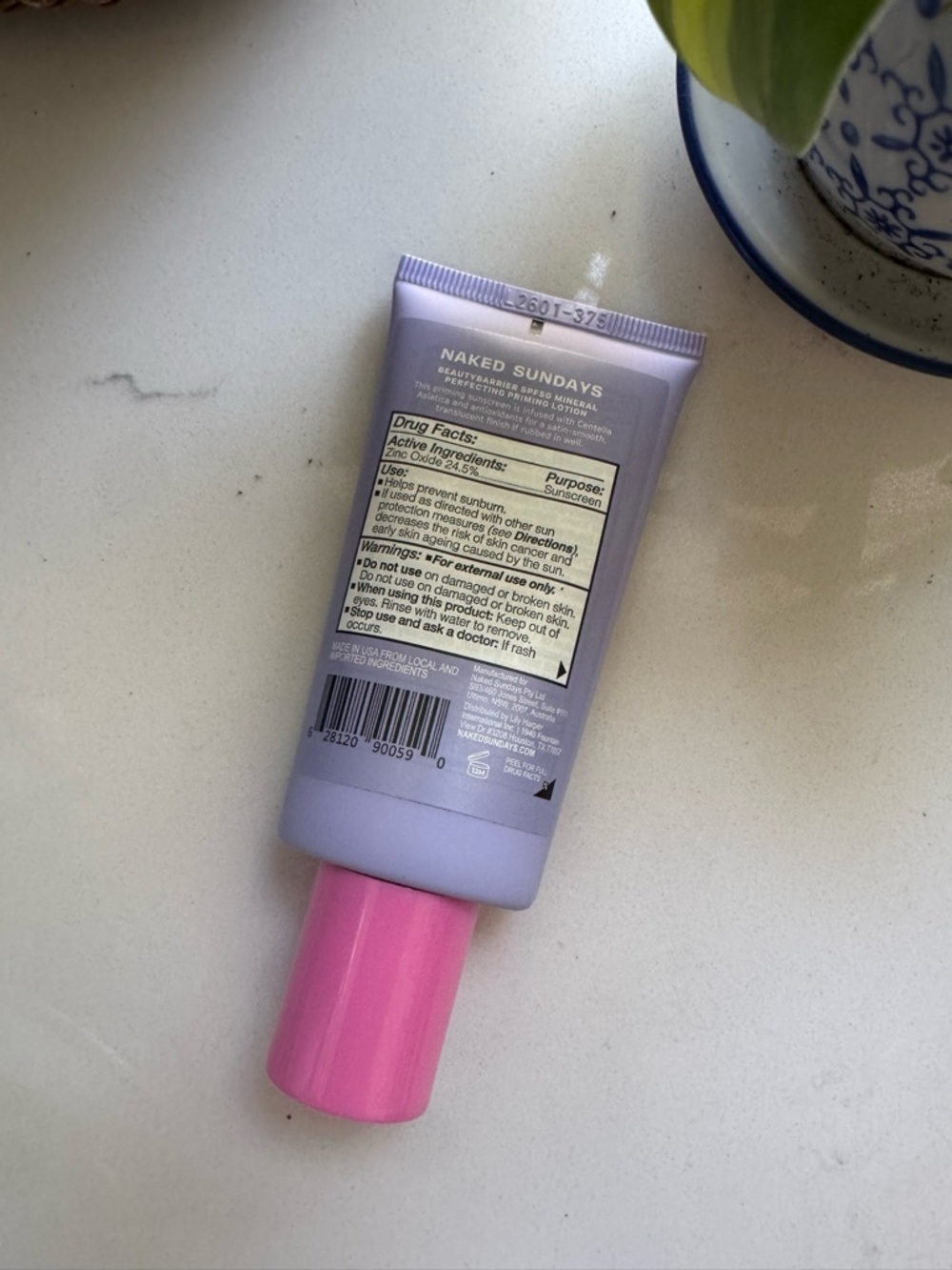 Naked Sundays BeautyBarrier Perfecting Priming Lotion SPF 50 - Picture 2 of 3
